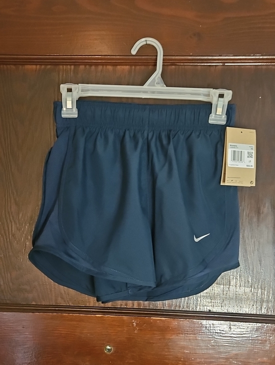 Nike Pants - Nike Womens Dark Navy Athletic Shorts with Swoosh